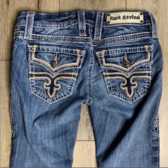 Rock Revival Trixie Straight Denim Blue - Picture 8 of 9